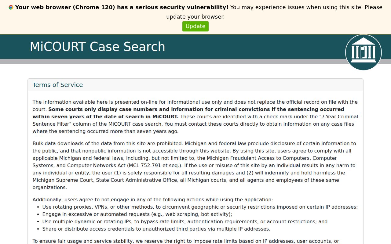 Taylor residents directory MiCOURT case search